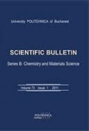 Scientific Bulletin Series B : Chemistry and Materials Science Volume 84 Issue 4 2022